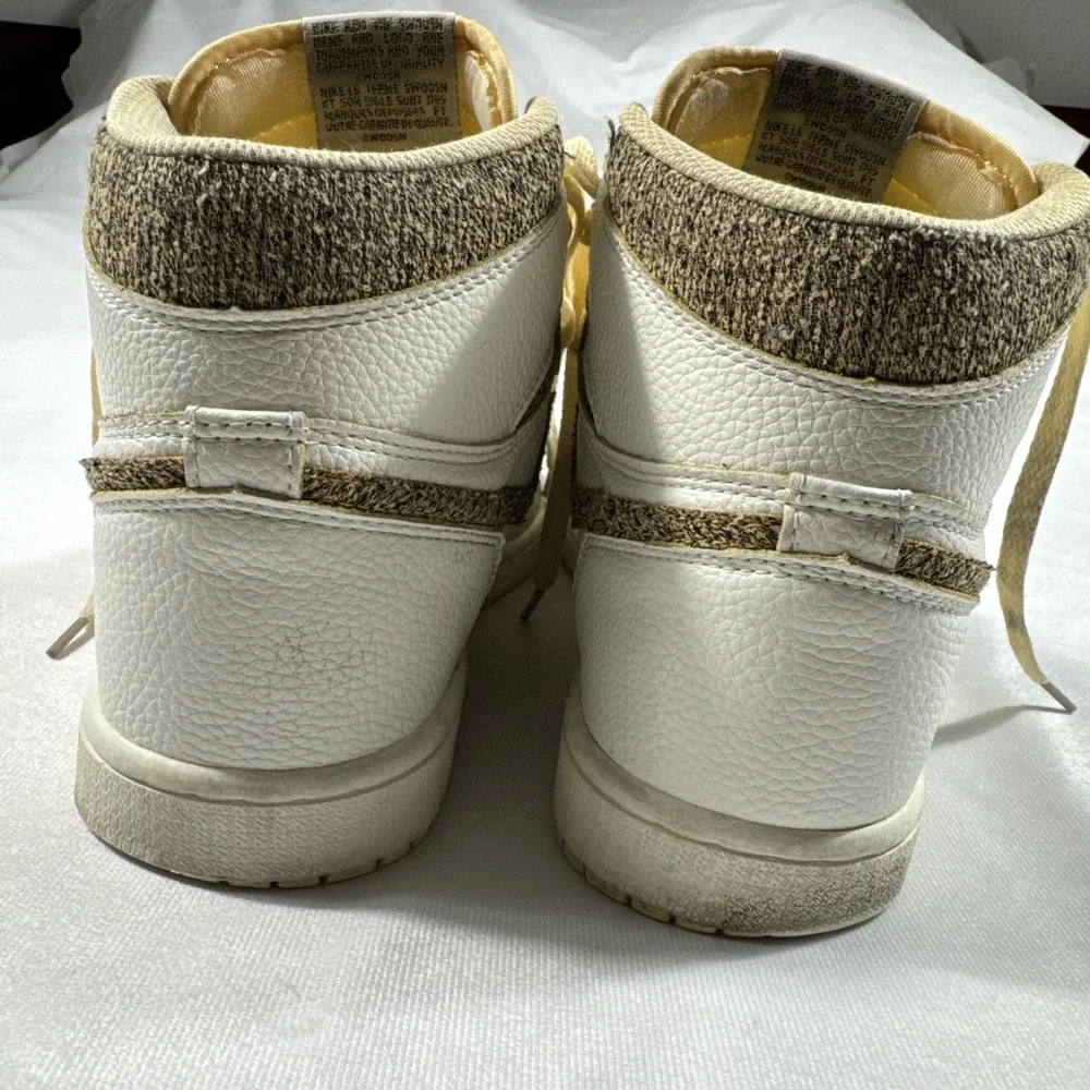 Jordan 1 Retro High OG Craft Vibrations of Naija Men's 8.5 Sail‎ FD8631-100